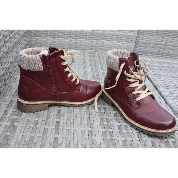 Frontier North Women Hiking Boots Burgundy Size 9 - Picture 7 of 7